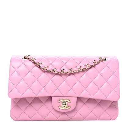 Chanel Caviar Quilted Medium Double Flap Light Pink 1 of 10