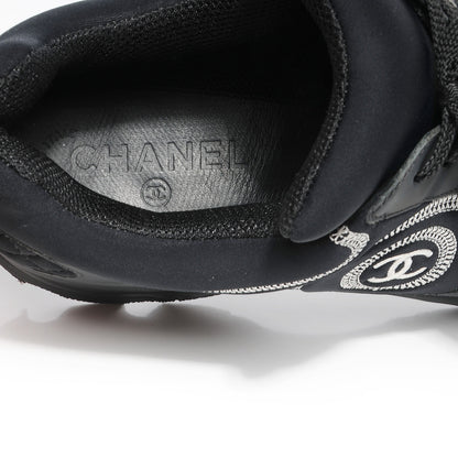 Chanel Neoprene Quilted Sneakers 42 Black 8 of 9