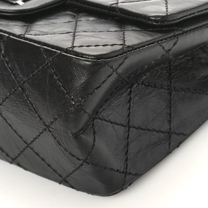 Chanel Aged Calfskin Quilted 2.55 Reissue Mini Flap So Black 9 of 9