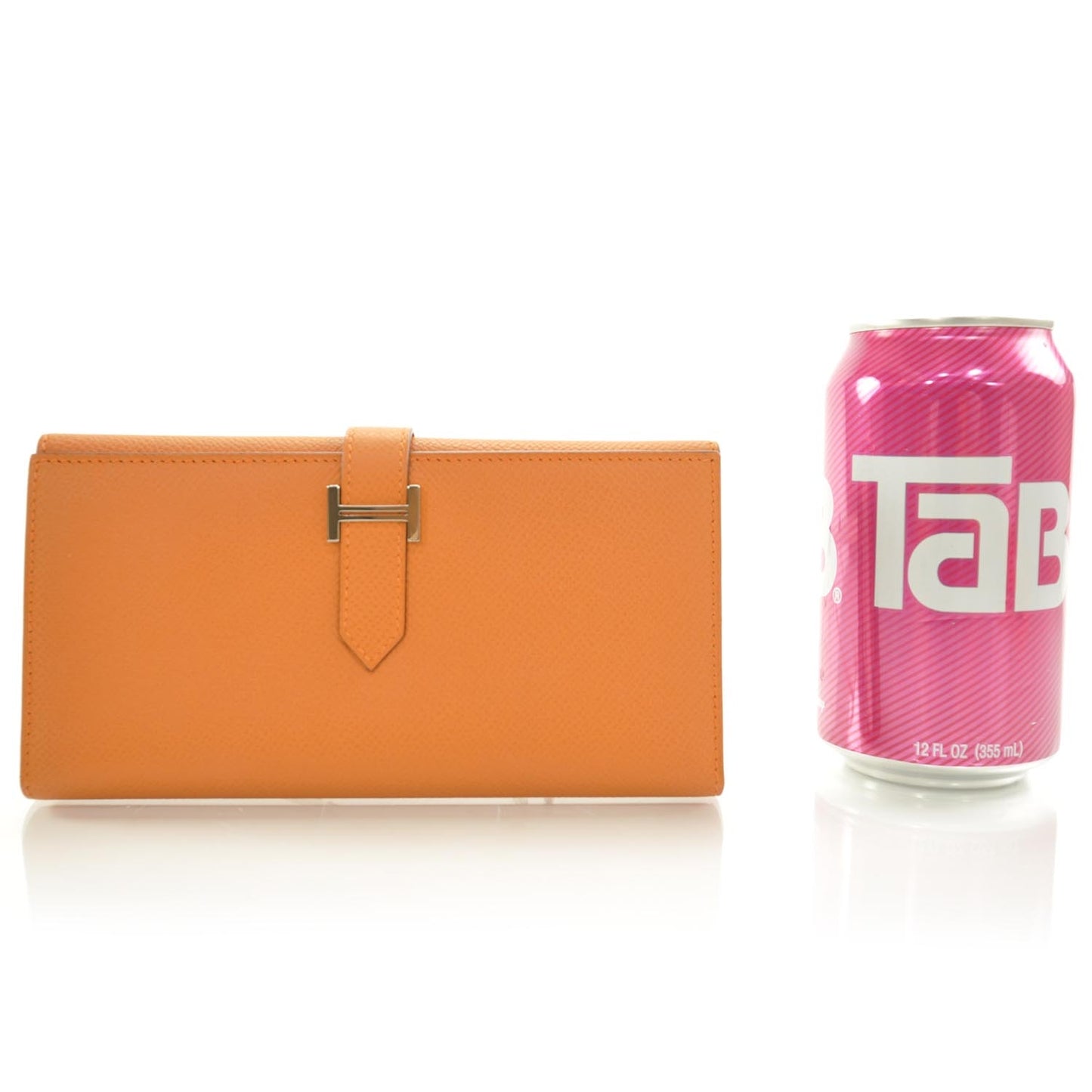 Veau Epsom Bearn Wallet Orange