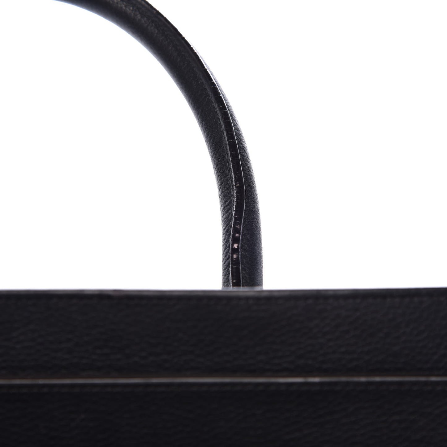 Drummed Calfskin Mini Luggage Black