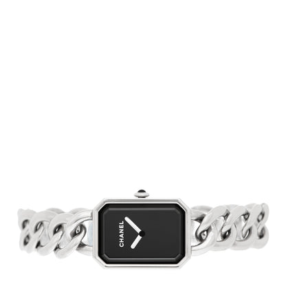 Chanel Stainless Steel 20mm Chain Premiere Quartz Watch Black 2 of 4