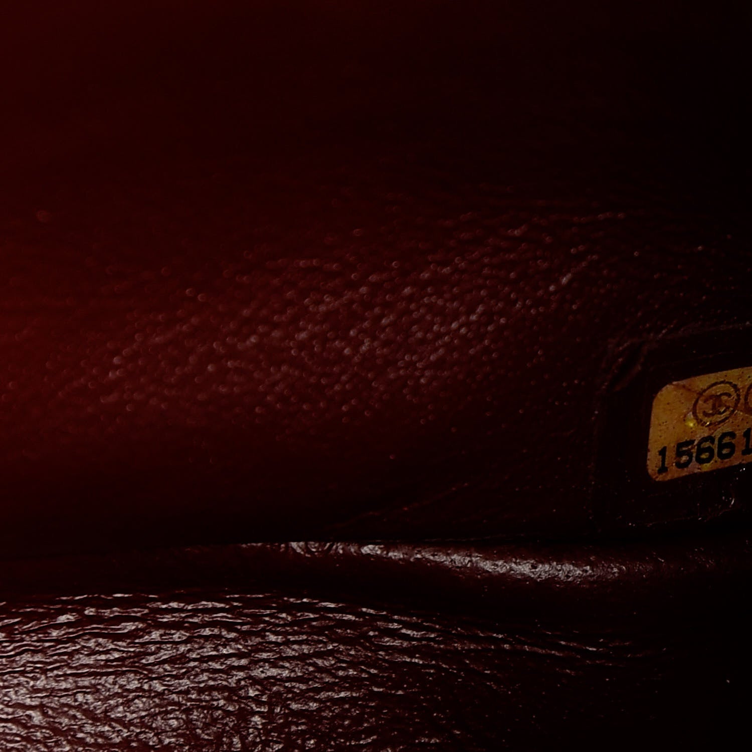 Chanel Caviar Quilted Jumbo Double Flap Dark Red 7 of 10