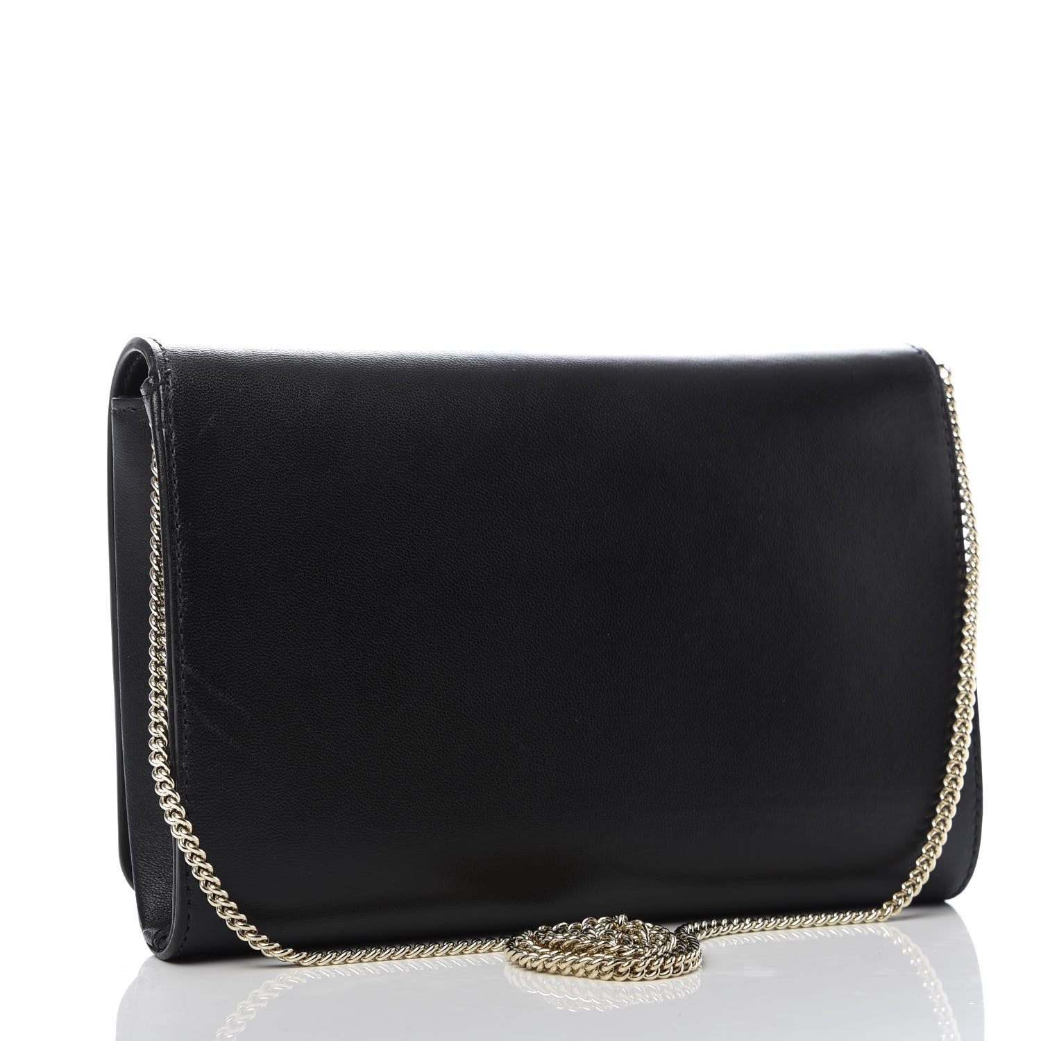 Versace Vitello Palazzo Medusa Evening Clutch Bag Black 3 of 8