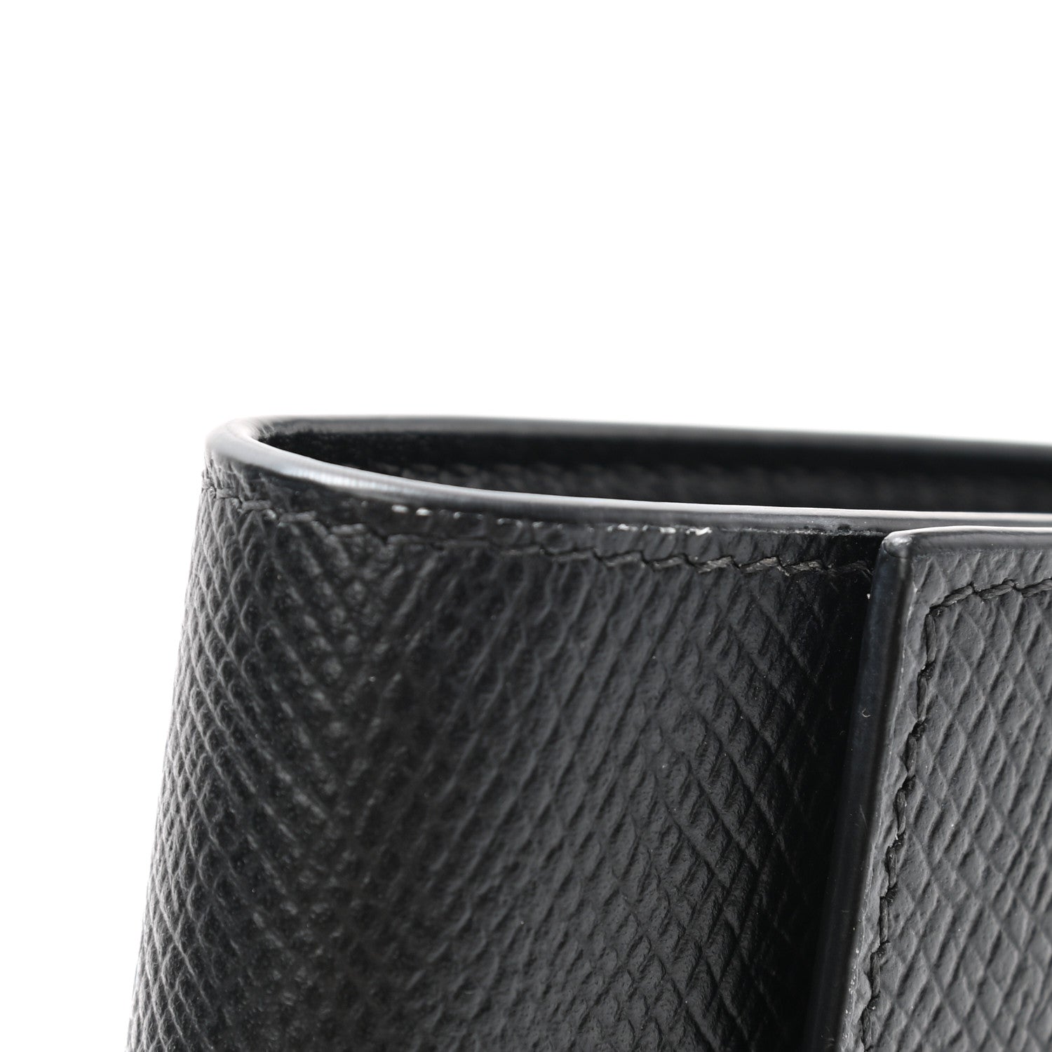 Celine Grained Calfskin Small Multifunction Folded Wallet Black 10 of 10