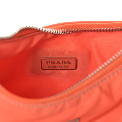 Prada Tessuto Nylon Sport Shoulder Bag Orange 6 of 10