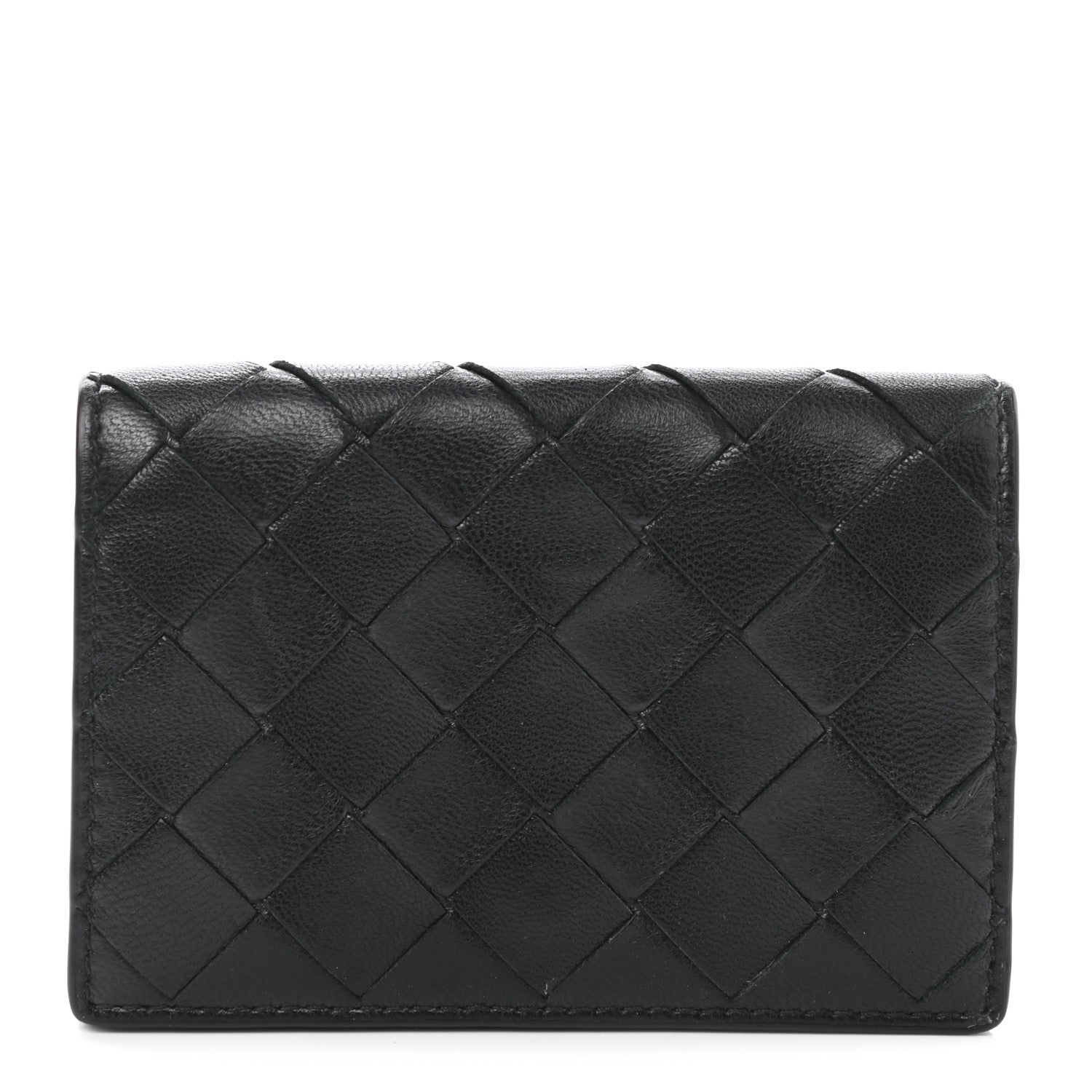 Bottega Veneta Nappa Intrecciato Card Holder Black 1 of 6