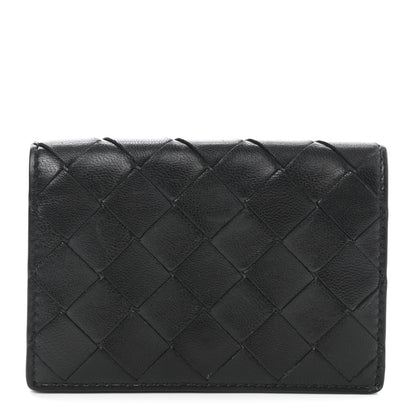 Bottega Veneta Nappa Intrecciato Card Holder Black 1 of 6