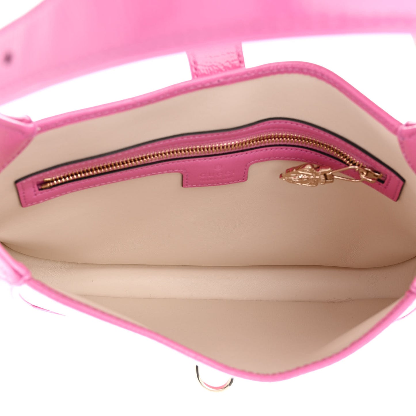 Patent Calfskin Small Jackie Shoulder Bag Pink