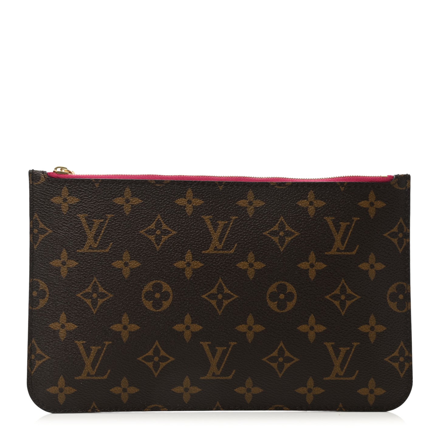 Monogram Neverfull MM GM Pochette Fuchsia