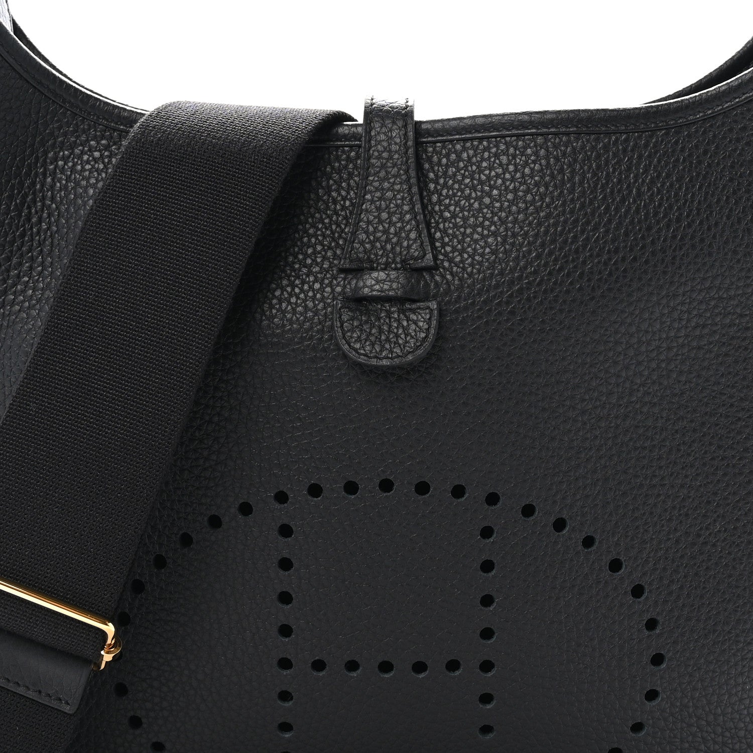 Hermes Taurillon Clemence Evelyne III PM Black 8 of 11