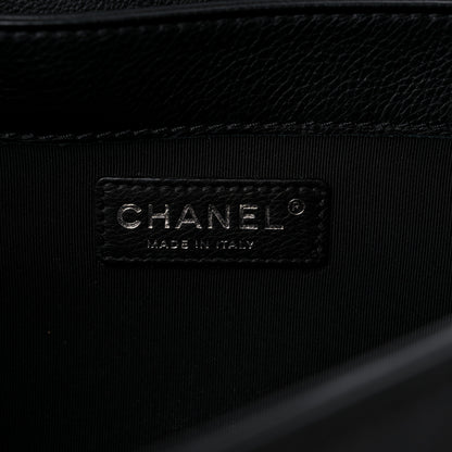 Chanel Calfskin New Medium Boy Reverso Flap Black 5 of 15
