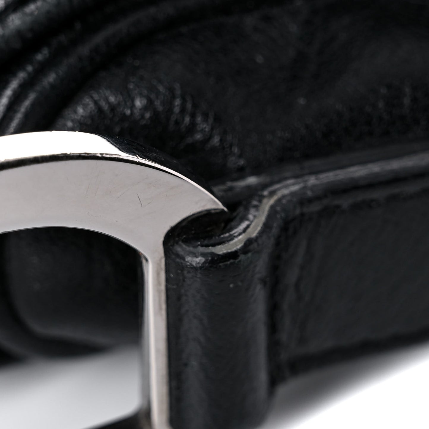 Calfskin Saddle Bag Black
