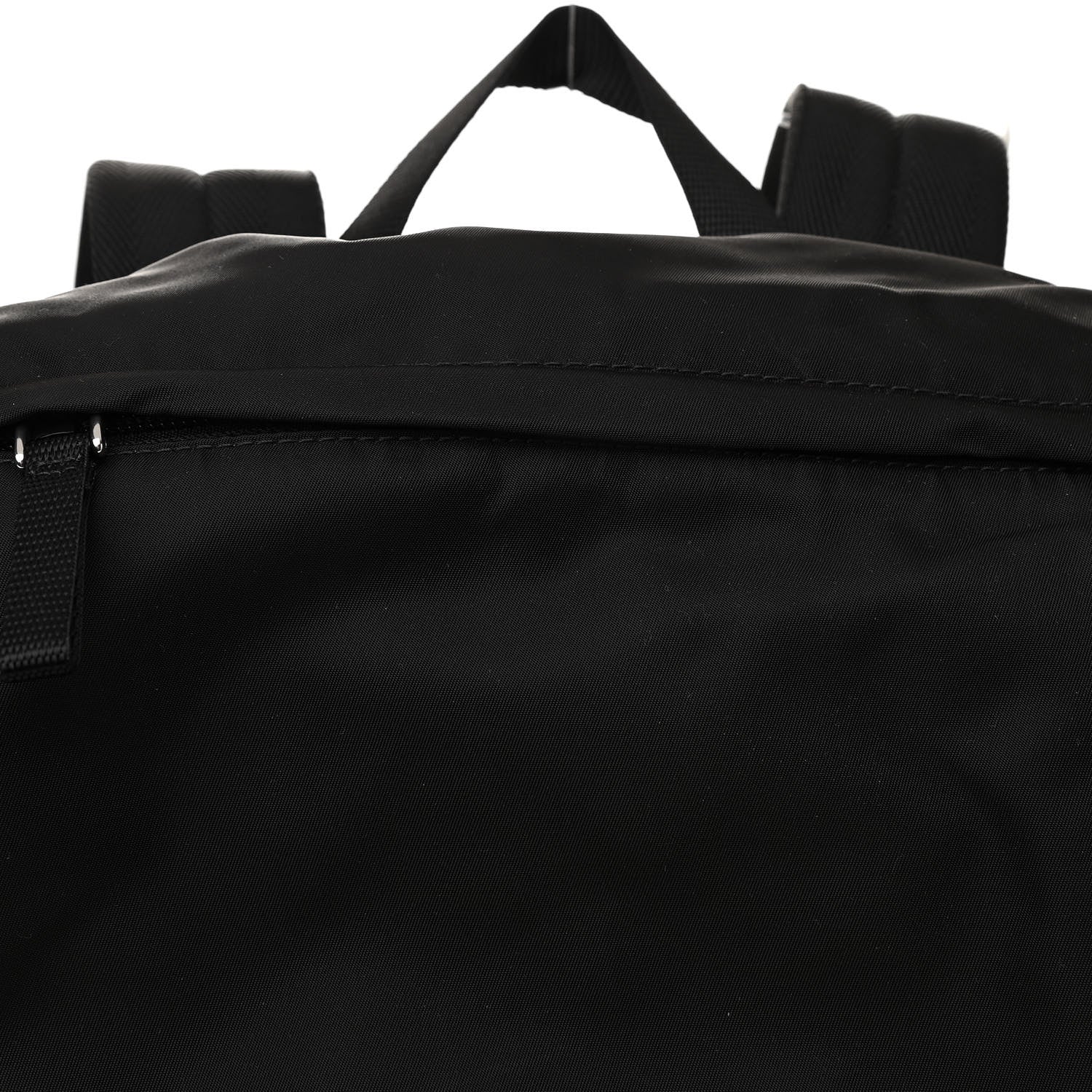 Prada Tessuto Nylon Montagna Double Buckle Backpack Black 6 of 8