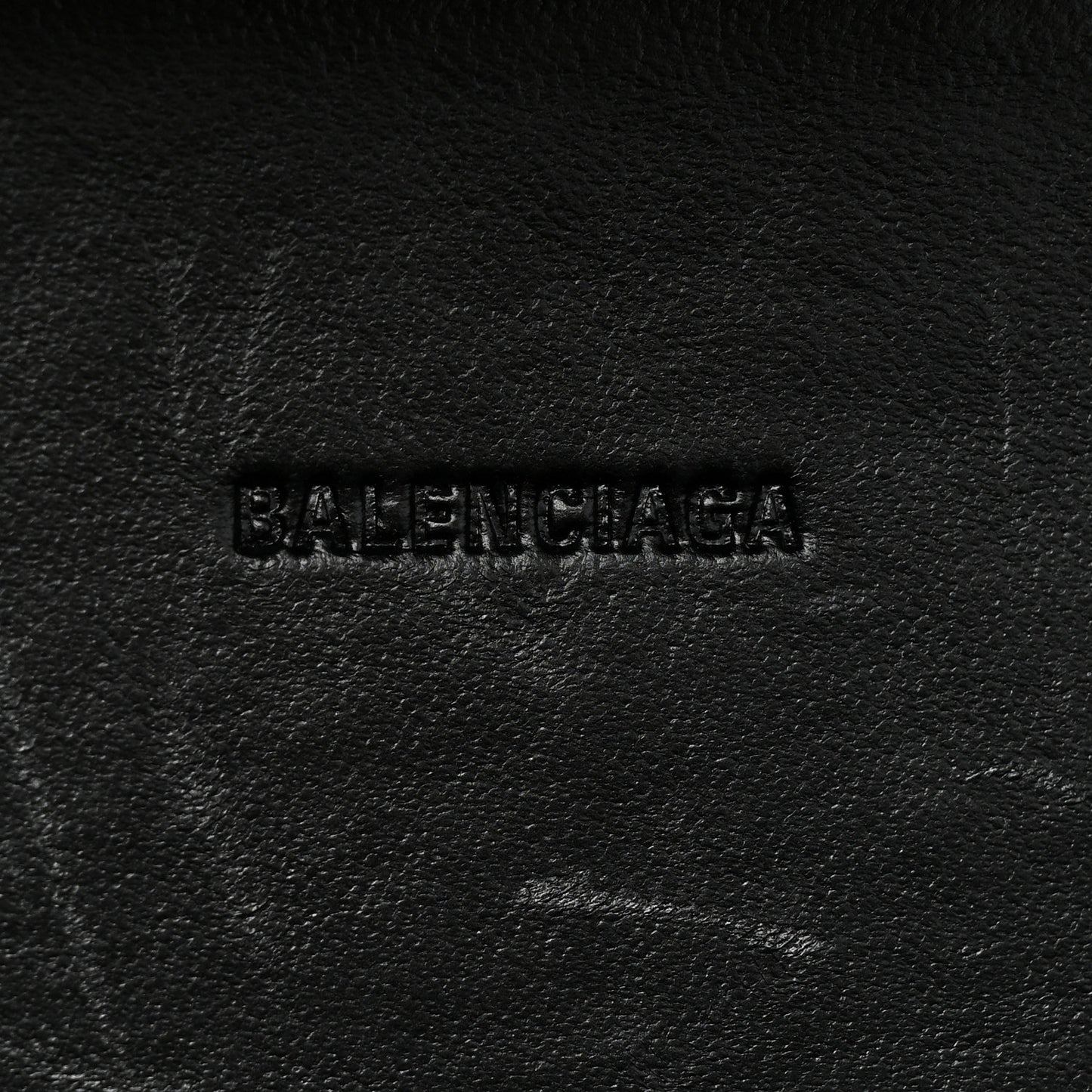 Recycled Plastic Embossed Lunch Box Top Handle Bag Black
