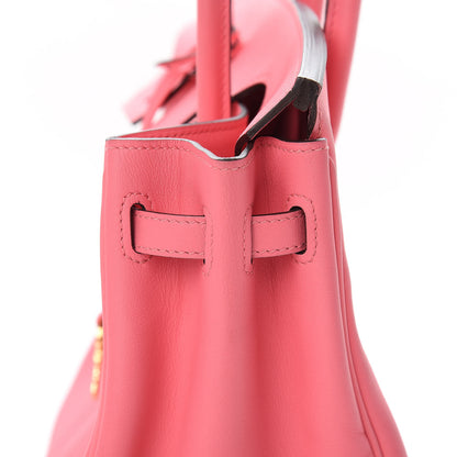 Hermes Swift Birkin 25 Rose Azalee 11 of 46