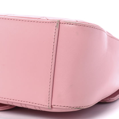 Gucci Calfskin Matelasse Mini GG Marmont Top Handle Shoulder Bag Wild Rose 12 of 12