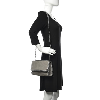 Stella McCartney Shaggy Deer Falabella Messenger Grey 2 of 9