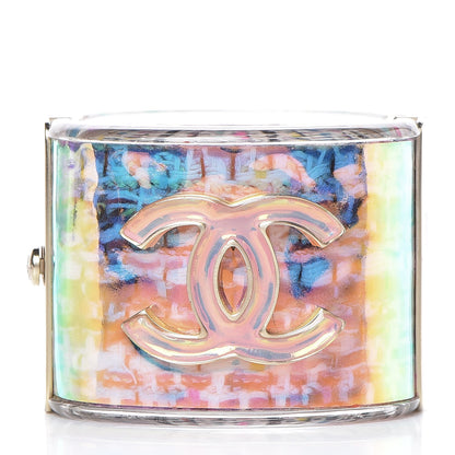 Chanel Resin Tweed CC Bangle Multicolor 1 of 7