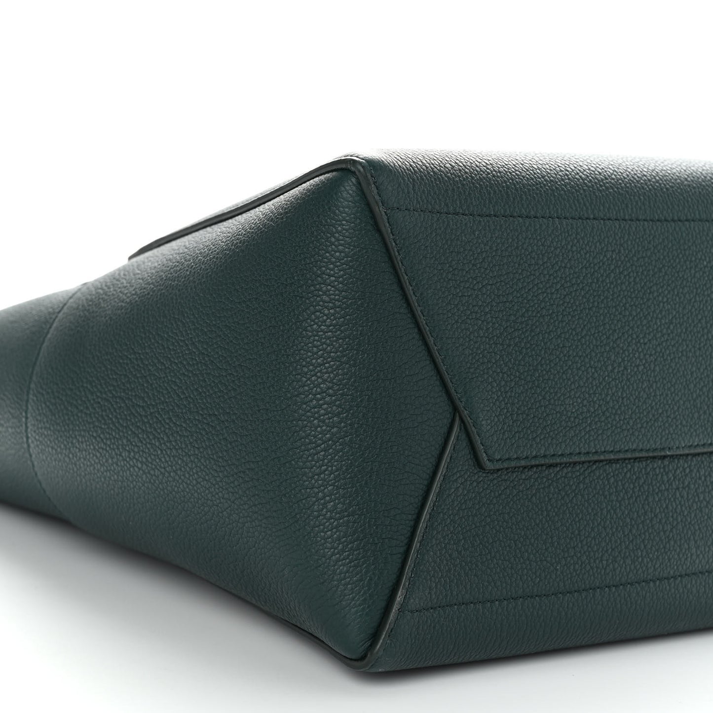 Soft Grained Calfskin Sangle Bucket Bag Amazone