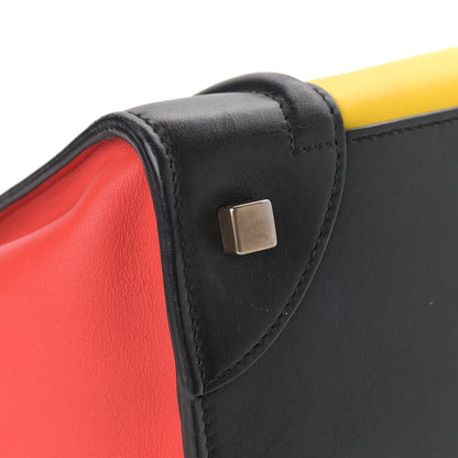 Celine Smooth Calfskin Mini Tri-Color Luggage Sunflower 15 of 21