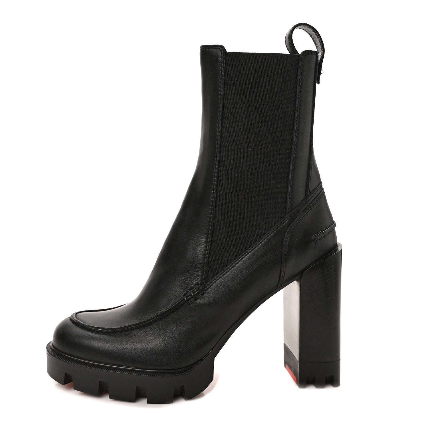 Christian Louboutin Calfskin Glory 100 Booty 39 Black 1 of 6