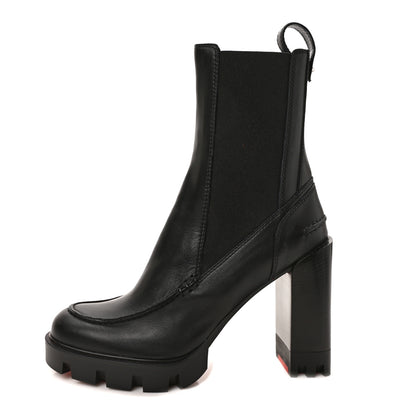 Christian Louboutin Calfskin Glory 100 Booty 39 Black 1 of 6