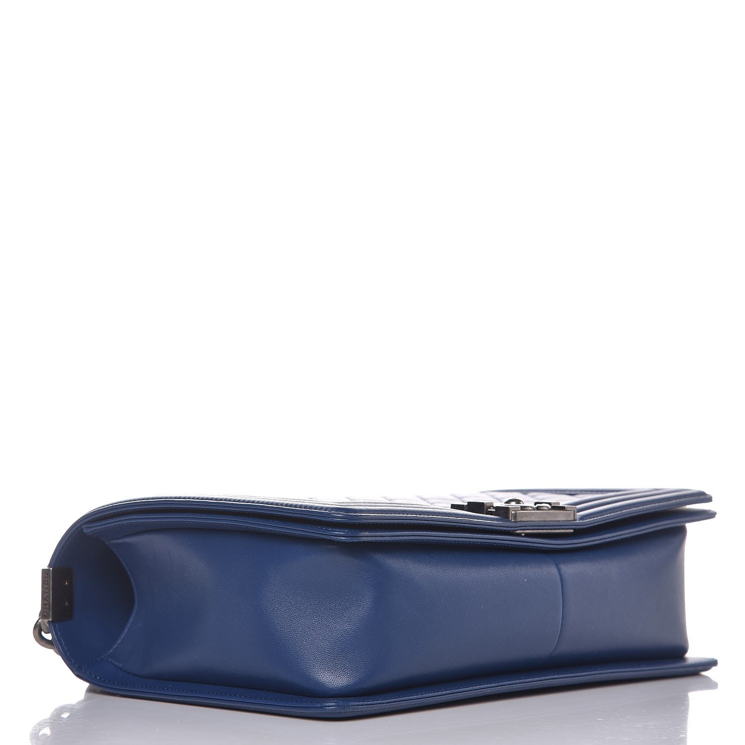 Chanel Lambskin Quilted New Medium Boy Flap Dark Blue 4 of 10