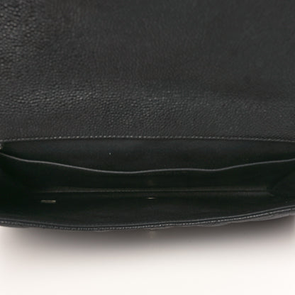 Chanel Caviar Quilted Clutch With Chain Flap Black 5 of 9