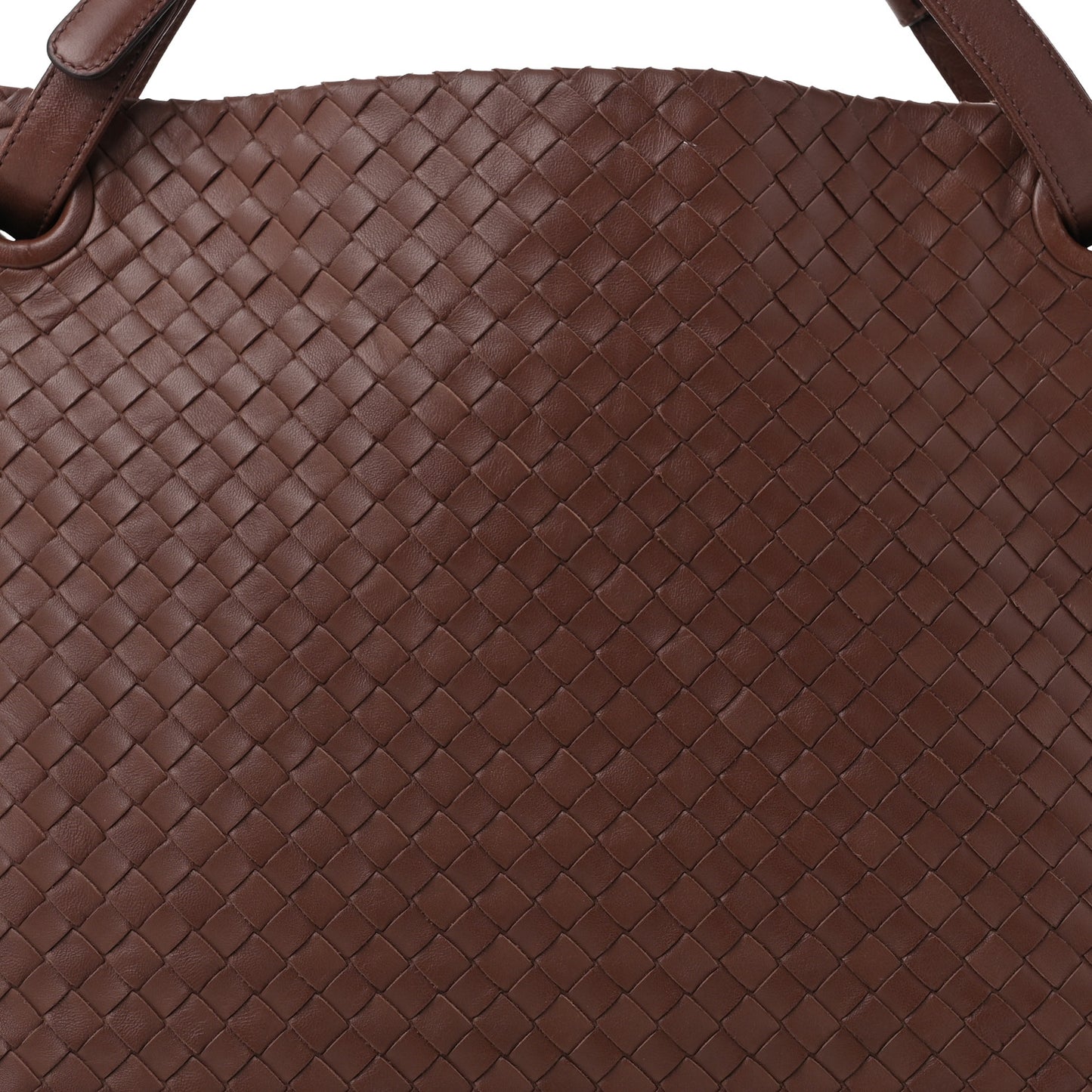 Nappa Intrecciato Medium Garda Shoulder Bag Truflle