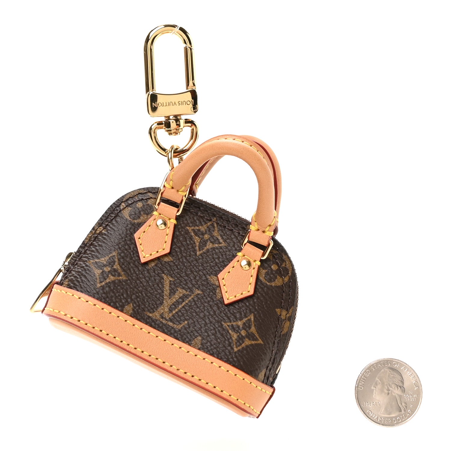 Louis Vuitton Monogram Micro Alma Bag Charm 2 of 4