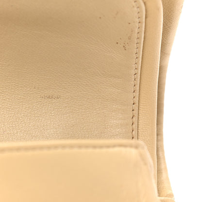 Chanel Lambskin Quilted Medium Double Flap Beige 21 of 30