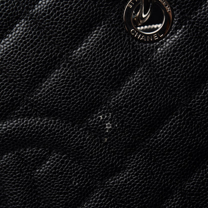 Chanel Caviar Quilted XL Grand Shopping Tote GST Black 9 of 12