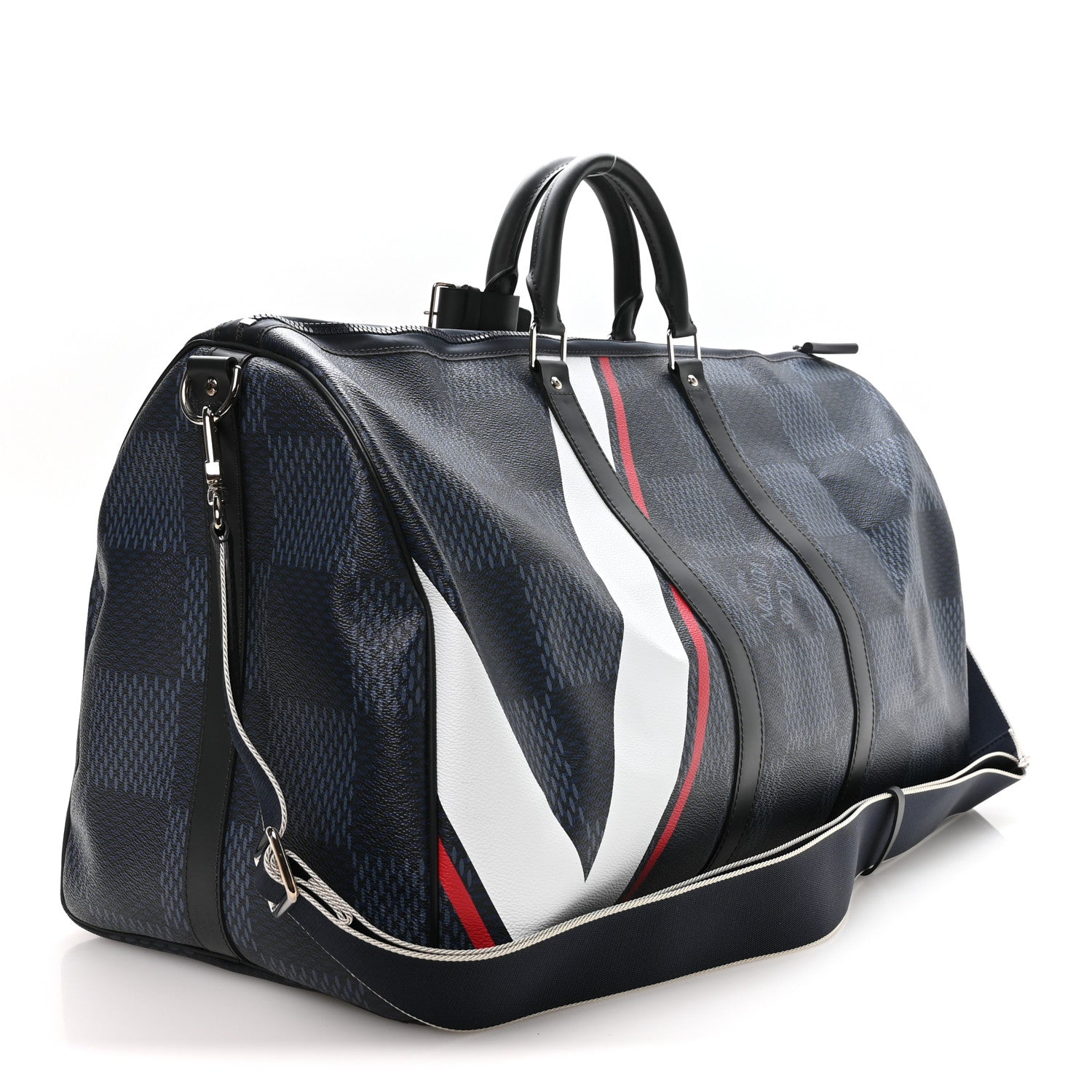 Louis Vuitton Damier Cobalt America's Cup Regatta Keepall Bandouliere 55 2 of 9