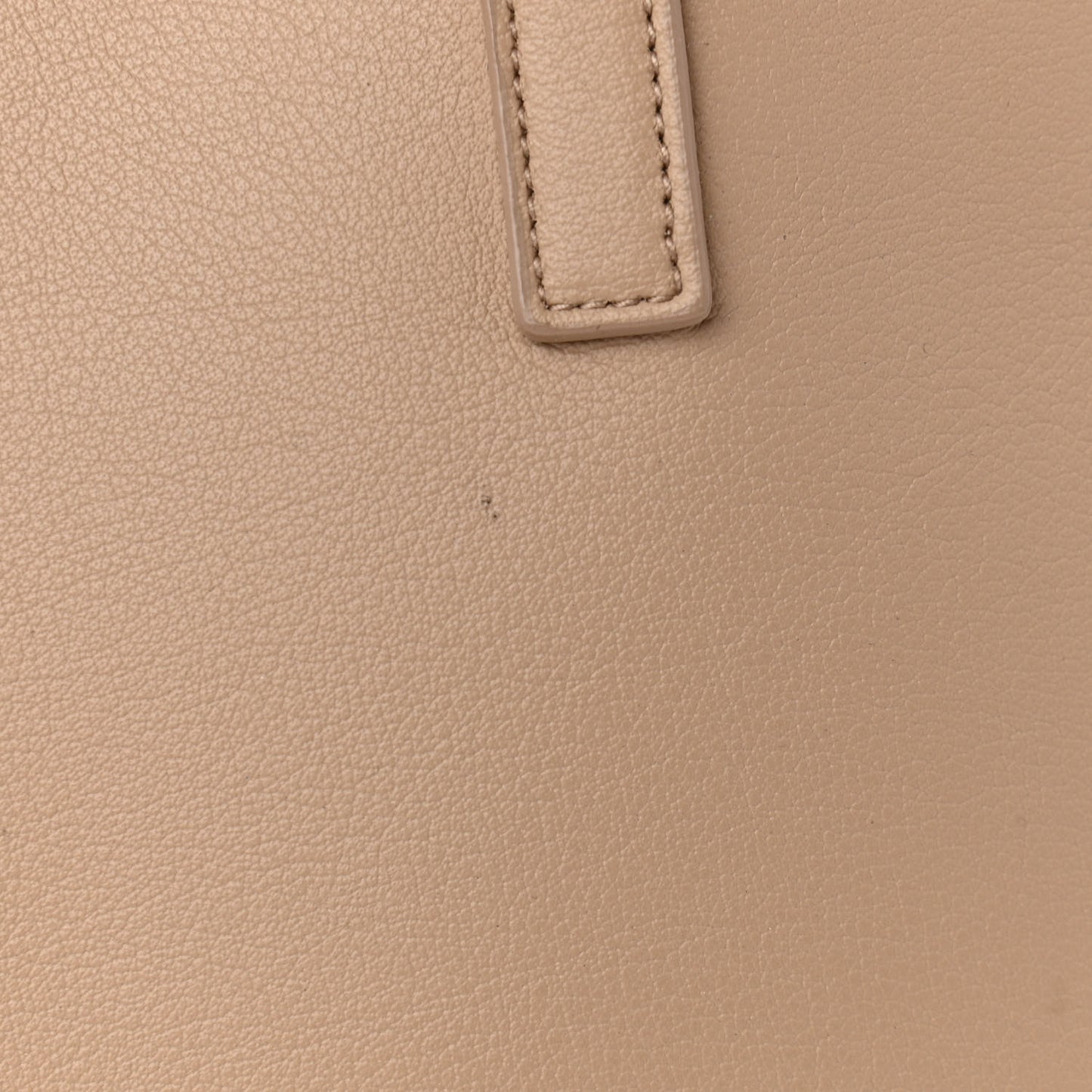 Calfskin Large Shopping Tote Dark Beige