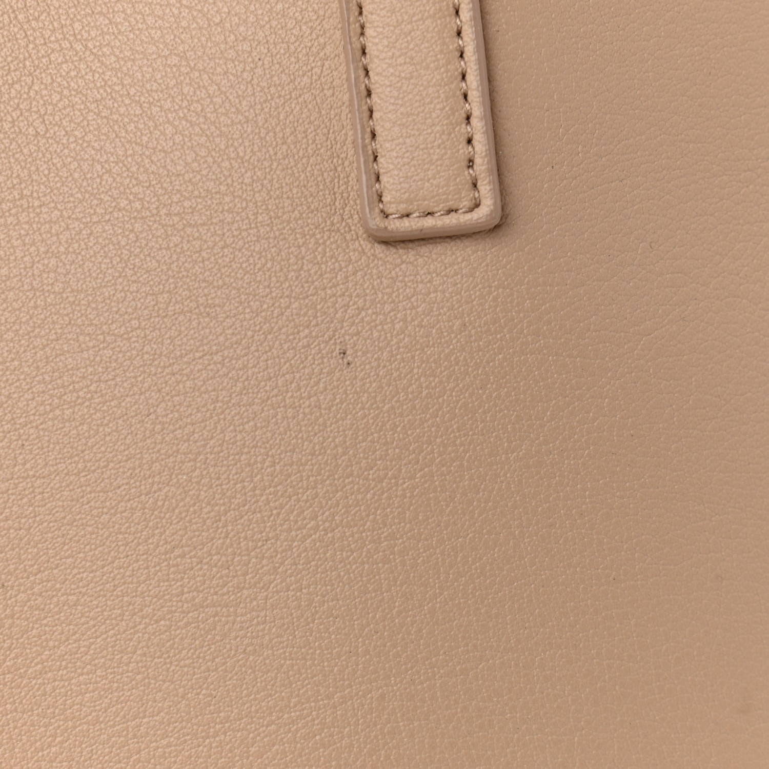 Saint Laurent Calfskin Large Shopping Tote Dark Beige 12 of 17