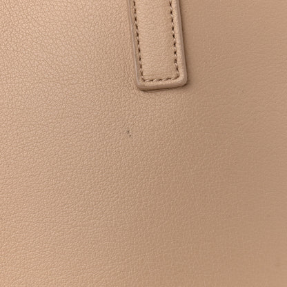 Saint Laurent Calfskin Large Shopping Tote Dark Beige 12 of 17