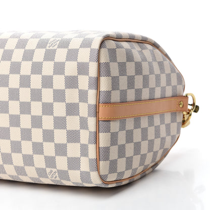 Louis Vuitton Damier Azur Speedy Bandouliere 30 7 of 11