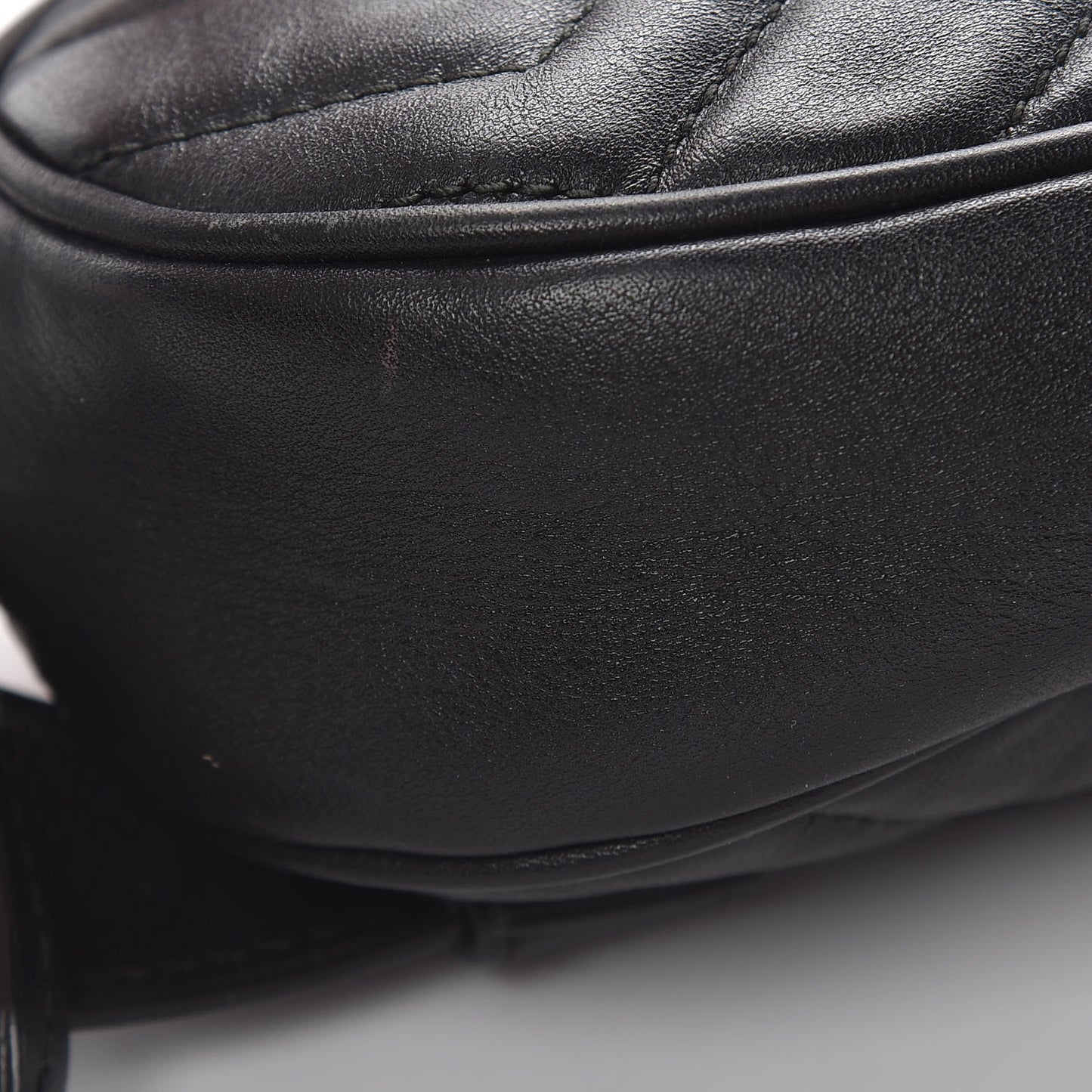 Calfskin Matelasse GG Marmont Belt Bag 85 34 Black