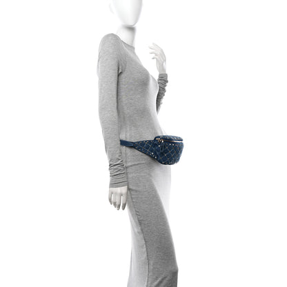 Valentino Garavani Denim Rockstud Spike Belt Bag Denim 2 of 9