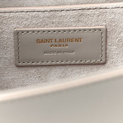 Saint Laurent Smooth Calfskin Medium Classic Monogram Kate Tassel Satchel Dark Beige 6 of 10