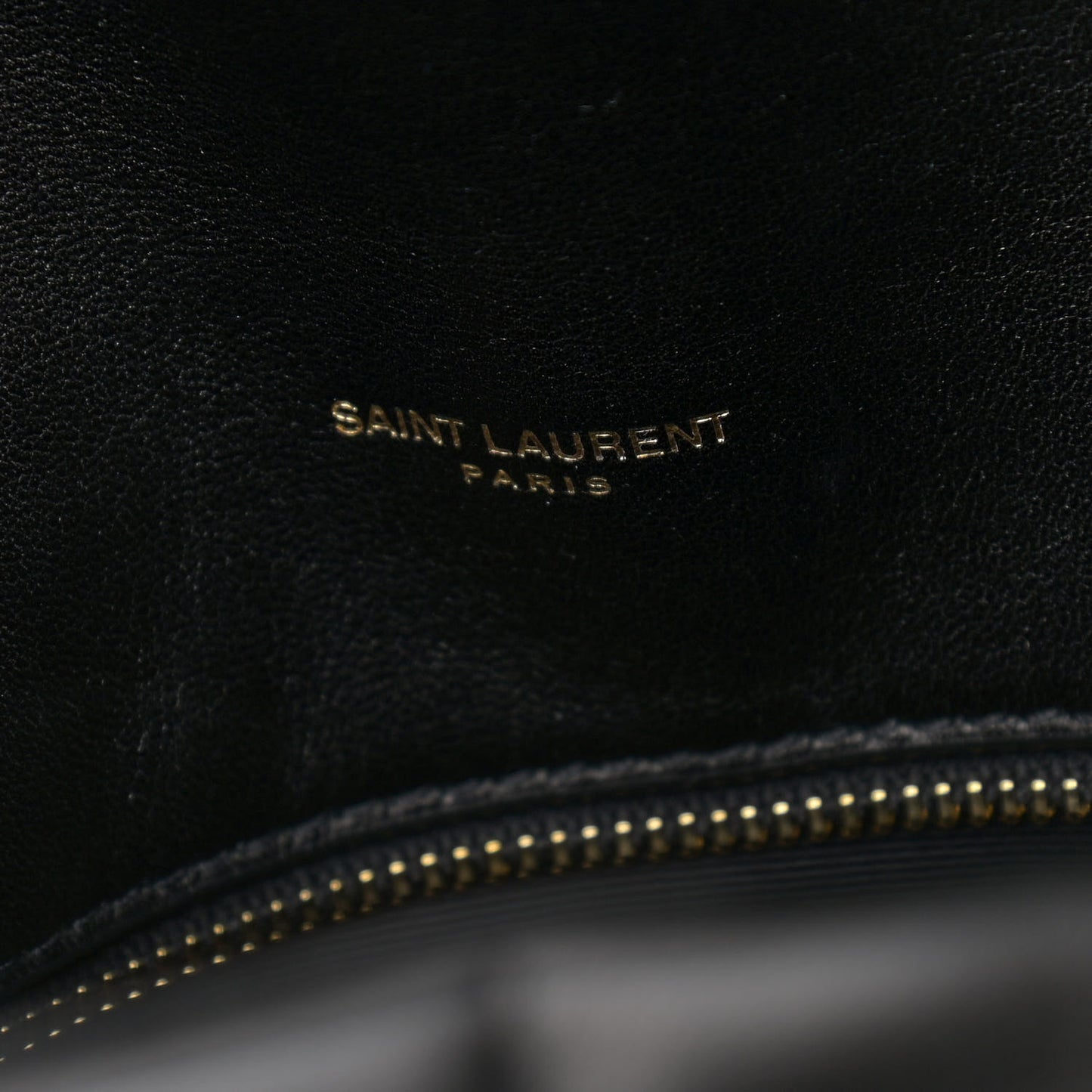 Lambskin Quilted Medium Loulou Puffer Monogram Chain Satchel Black
