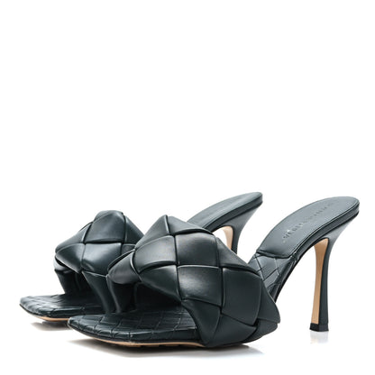 Bottega Veneta Nappa Maxi Intrecciato Lido 90mm Mule Sandals 39 Inkwell 3 of 7
