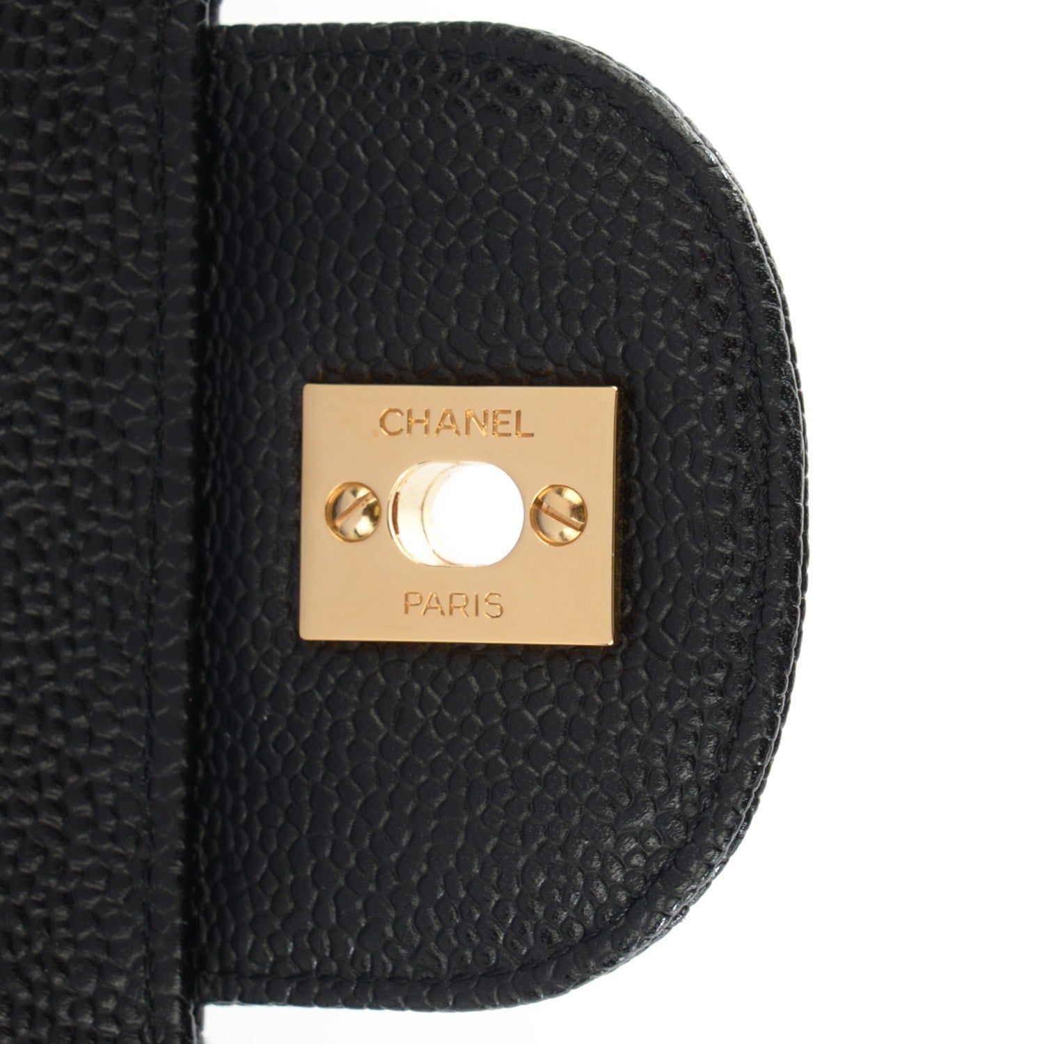 Chanel Caviar Quilted Jumbo Double Flap Black 7 of 9
