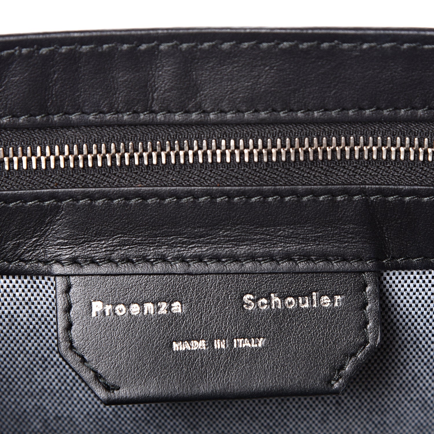 Proenza Schouler Metallic Python Calfskin Embossed Tiny PS1 Satchel Rose Gold 6 of 13