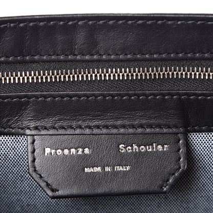 Proenza Schouler Metallic Python Calfskin Embossed Tiny PS1 Satchel Rose Gold 6 of 13