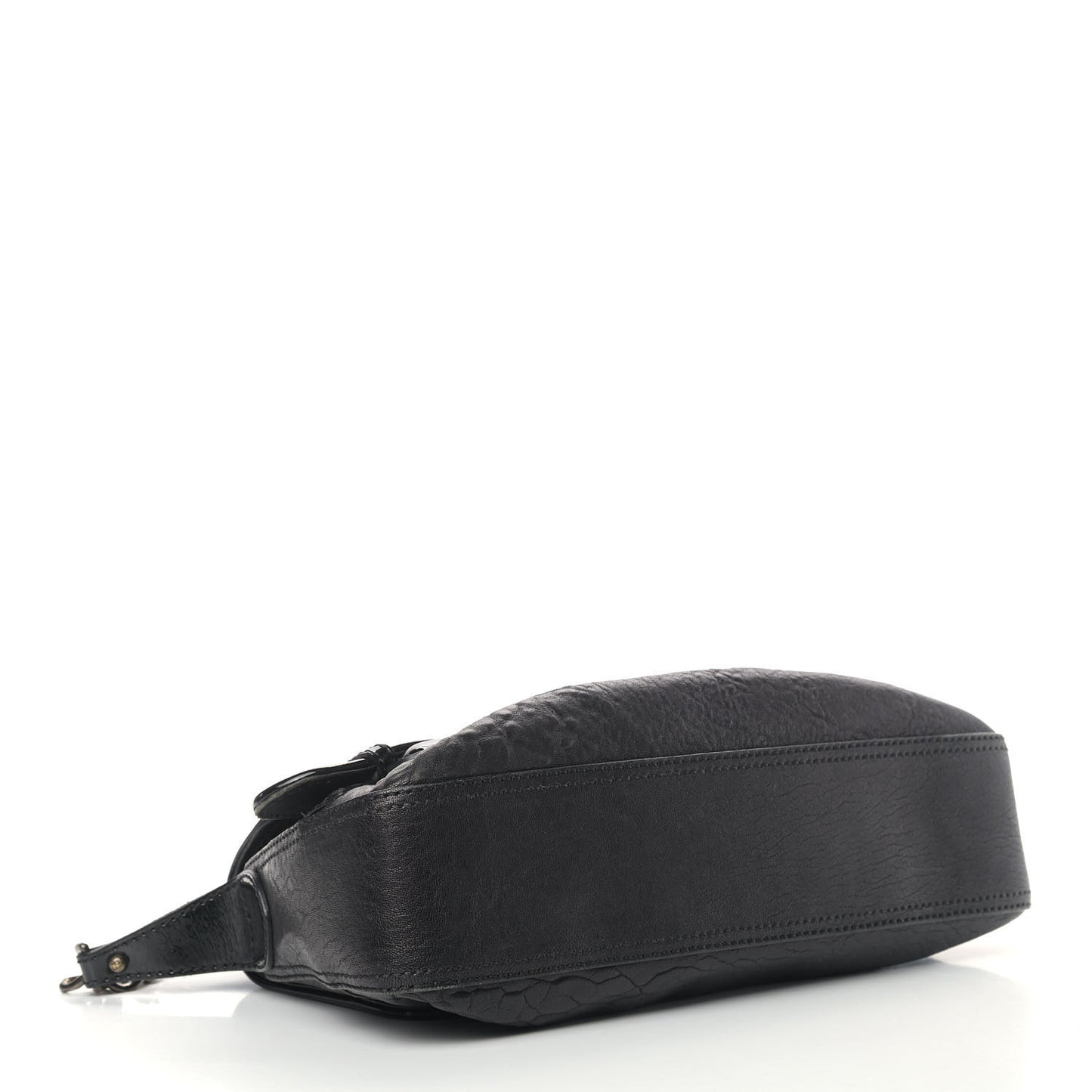 Nappa Patent B Bis Flap Bag Black