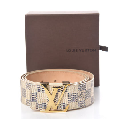 Louis Vuitton Damier Azur 40mm LV Initiales Belt 95 38 11 of 11