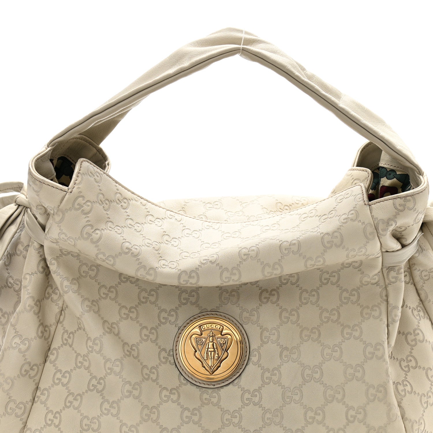 Gucci Guccissima Medium Hysteria Tote Ivory 8 of 12