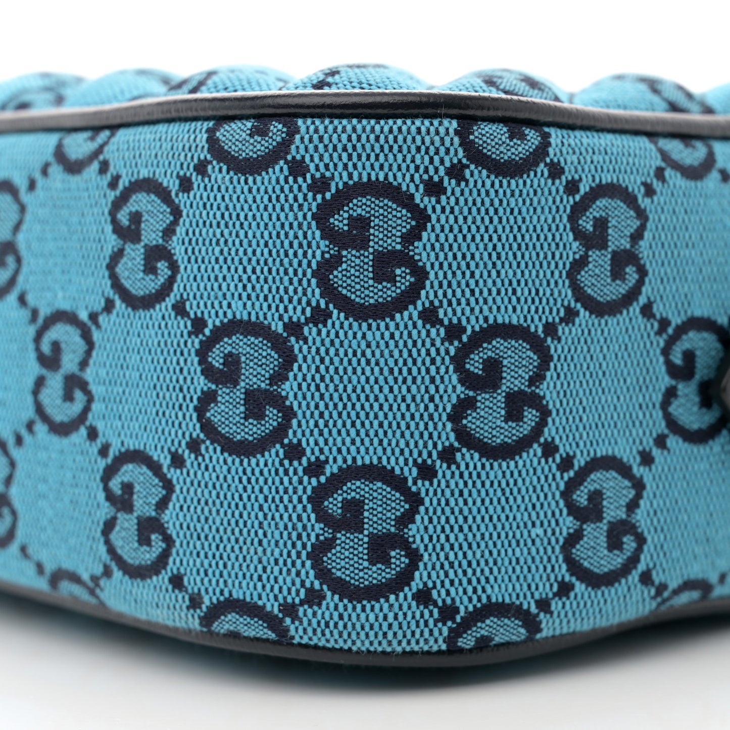 Monogram Multicolor Matelasse Diagonal Small GG Marmont Chain Shoulder Bag Light Blue